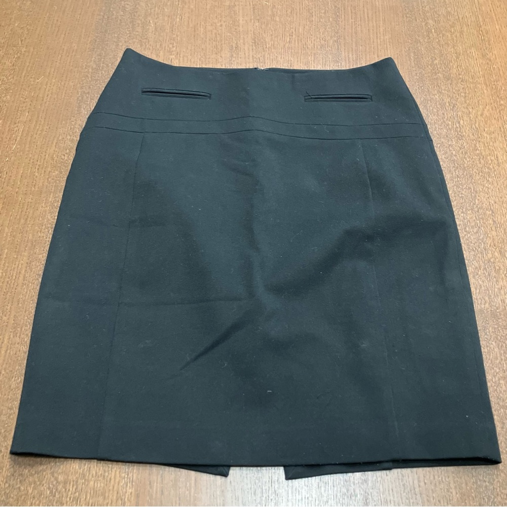 Express Classic Black Lined Pencil Skirt